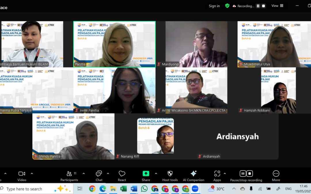 Pelatihan KEPABEANAN BATCH 6